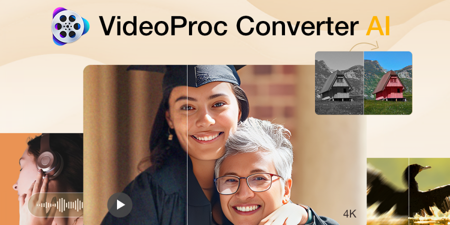 VideoProc Converter AI Supercharges Old Video Restoration with New v3 AI Models