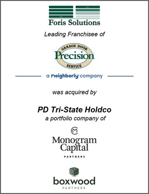 Boxwood Partners Advises Foris Solutions a Neighborly Franchisee, On its Acquisition by PDS Tri-State, a Portfolio Company of Monogram Capital Partners